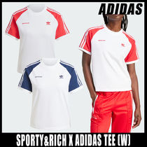 ◆コラボ◆ADIDAS X SPORTY & RICH T-SHIRT(W)◆正規品◆関税込