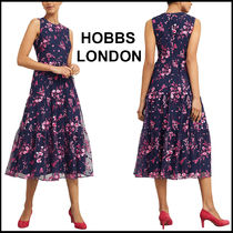 HOBBS LONDON★エレガント花刺繍ドレス