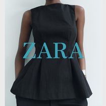 【ZARA】ZWコレクション ペプラムトップ 4437/230