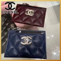 24B♪ 人気【CHANEL】ロゴ カードケース