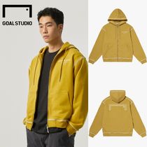 ☆送料無料☆ GOAL STUDIO STITCHED BIG LOGO ZIP-UP HOODIE ☆