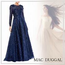 気品溢れる【MAC DUGGAL】イブニングドレス ラインストーン 24AW