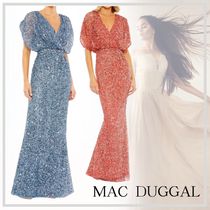 気品溢れる【MAC DUGGAL】イブニングドレス スパンコール 24AW