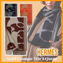 HERMES*マフラー*スカーフ Casaque Tete a Queue　H259141S