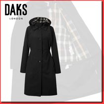 ■DAKS 着脱 フード ベスト トレンチコート