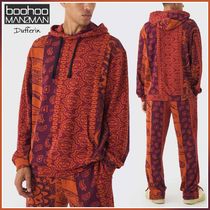 boohoo PAISLEY JACQUARD フーディ & ジョガー 上下セット