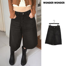 【WONDER WONDER】Guetta Denim Three Quarter Bermuda PT