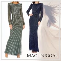 気品溢れる【MAC DUGGAL】イブニングドレス パフスリーブ 24AW