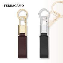 【FERRAGAMO】ミニマルデザイン キーリング