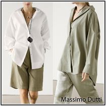 Massimo Dutti☆コットンポプリンオーバーサイズブラウス