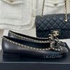 CHANEL バレエシューズ 【チェーン×リボンがおしゃれ】シャネル バレエシューズ(5)