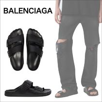 【BALENCIAGA】サンデーレザーサンダル ブラック