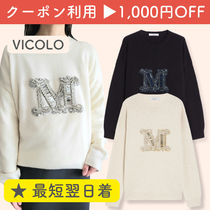 MAX MARA/マックスマーラ VICOLO Mロゴ ジュエルニット