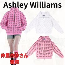 【Ashley Williams】仲里依紗さん着用♪ロゴフーディ　全2色