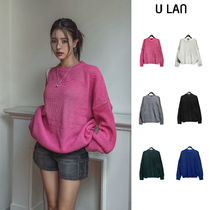 【U LAN】STAY Basic Round Warmer Knitwear