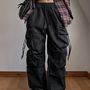 U LAN パンツ 【U LAN】Duke Utility Coated Cargo Pants(15)