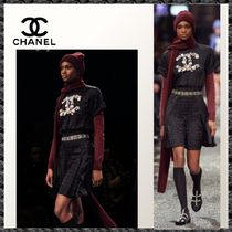 直営店買付◆送料込【CHANEL】24AW ドレス 刺繍シルクジャカード