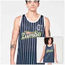 新作ユニセックス♪Zumba Prep Men's Basketball Tank - Indigo