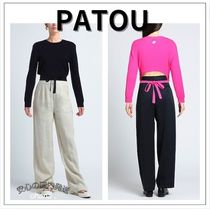 PATOU カシミヤ ウール  クルーネック ニット 国内発送 関税込