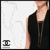 ☆上品な輝き☆【CHANEL】エレガントなロングネックレス