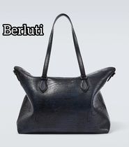 ☆関税込み☆【Berluti】 Late Hour Scritto leather shopper