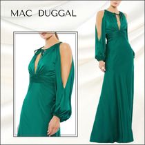 関税送料込【MAC DUGGAL】ロング ドレス カットアウト グリーン