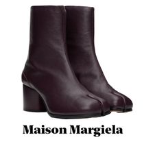 【Maison Margiela】バーガンディ Tabi アンクルブーツ