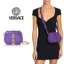 【Versace】 Greca Goddess ミディアム レザー ショルダーバッグ