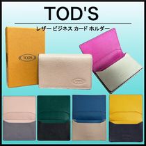 シンプル★TOD'S レザー ビジネス カード ホルダー カードケース