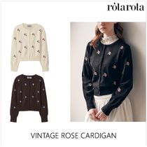 [rolarola]VINTAGE ROSE カーディガン★新作・24AW★人気★