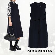 【MaxMara】BLU ダブルブレスト スリーブレス コート「新作」