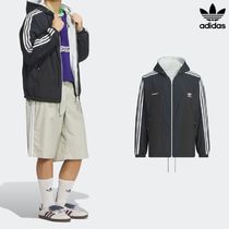 [ADIDAS×YESEYESEE] ジャケット リバーシブル ブラック/グレー