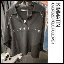 【KIM MATIN 】OVERSIZE PIQUE PULLOVER