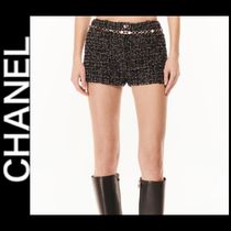 【すぐ届く/上品カジュアル♪】CHANEL ショートパンツ ツイード