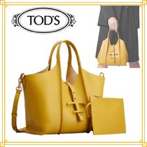 TOD’Sトッズ　T タイムレスショッピングバッグレザーミニ