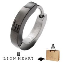 LION HEART ライオンハート フープ ピアス メンズ LHMP006NBS