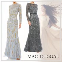 気品溢れる【MAC DUGGAL】イブニングドレス スパンコール 24AW