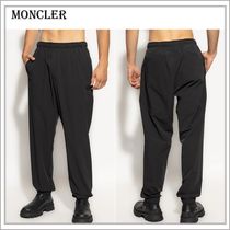 【関税込】MONCLER モンクレール◆ロゴパッチ トラックパンツ