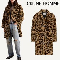 【CELINE HOMME】フェイクファーオーバーサイズコート