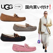 UGG(アグ) スエード ウール モカシン シューズ 靴 屋内外兼用