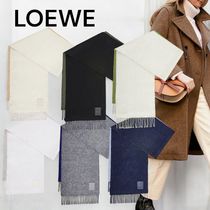 国内発送 LOEWE スカーフ ウール＆カシミヤ