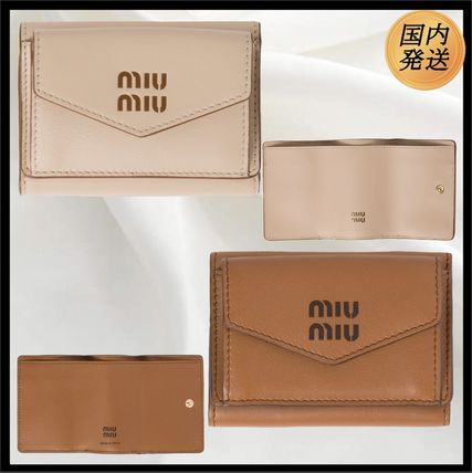 ギフト♪ユニセックス♪【国内発送★miumiu】レザー 財布