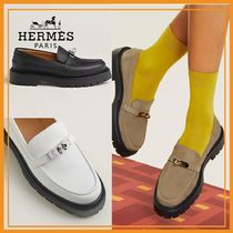 【HERMES】アイコン モカシン スエード ケリーバックル