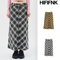 【HI FI FNK】(W) Sena Checked Skirt