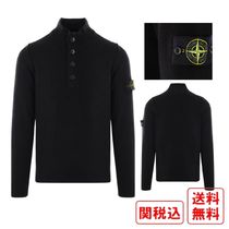 関税・送料込  STONE ISLAND　540A3  ハーフジップ ボタンニット