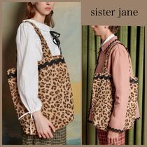 【sister jane】ユニセックス Cameron  レオパード トートバッグ