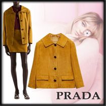 PRADA エレガント お洒落 スエード ジャケット