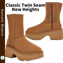 関税込★UGG★Classic Twin Seam New Heights 厚底ジップブーツ