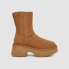 UGG ショートブーツ・ブーティ 関税込★UGG★Classic Twin Seam New Heights 厚底ジップブーツ(7)