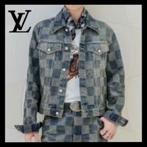 【LV】ウォッシュデニムジャケット　ダミエ